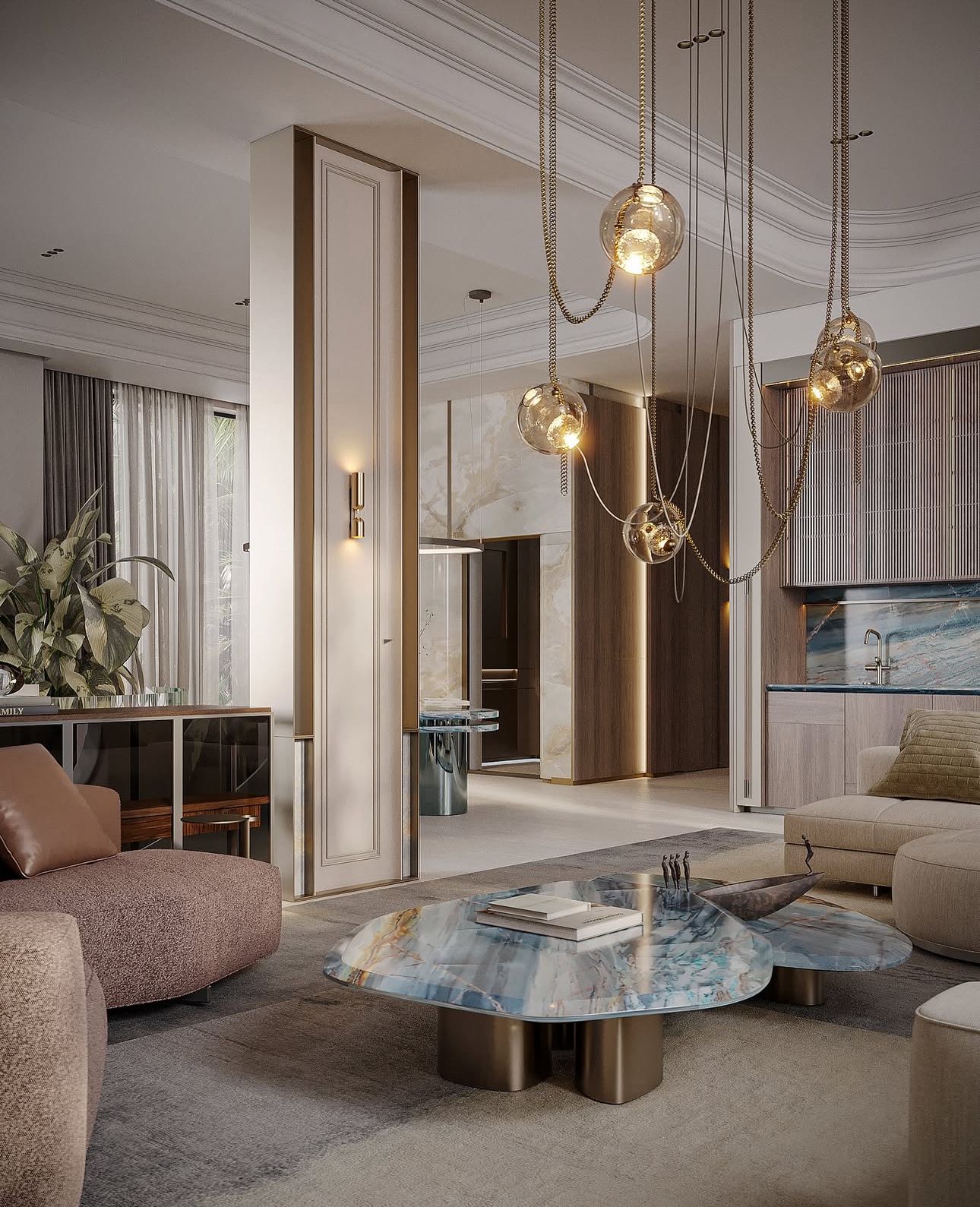 Luxury living room