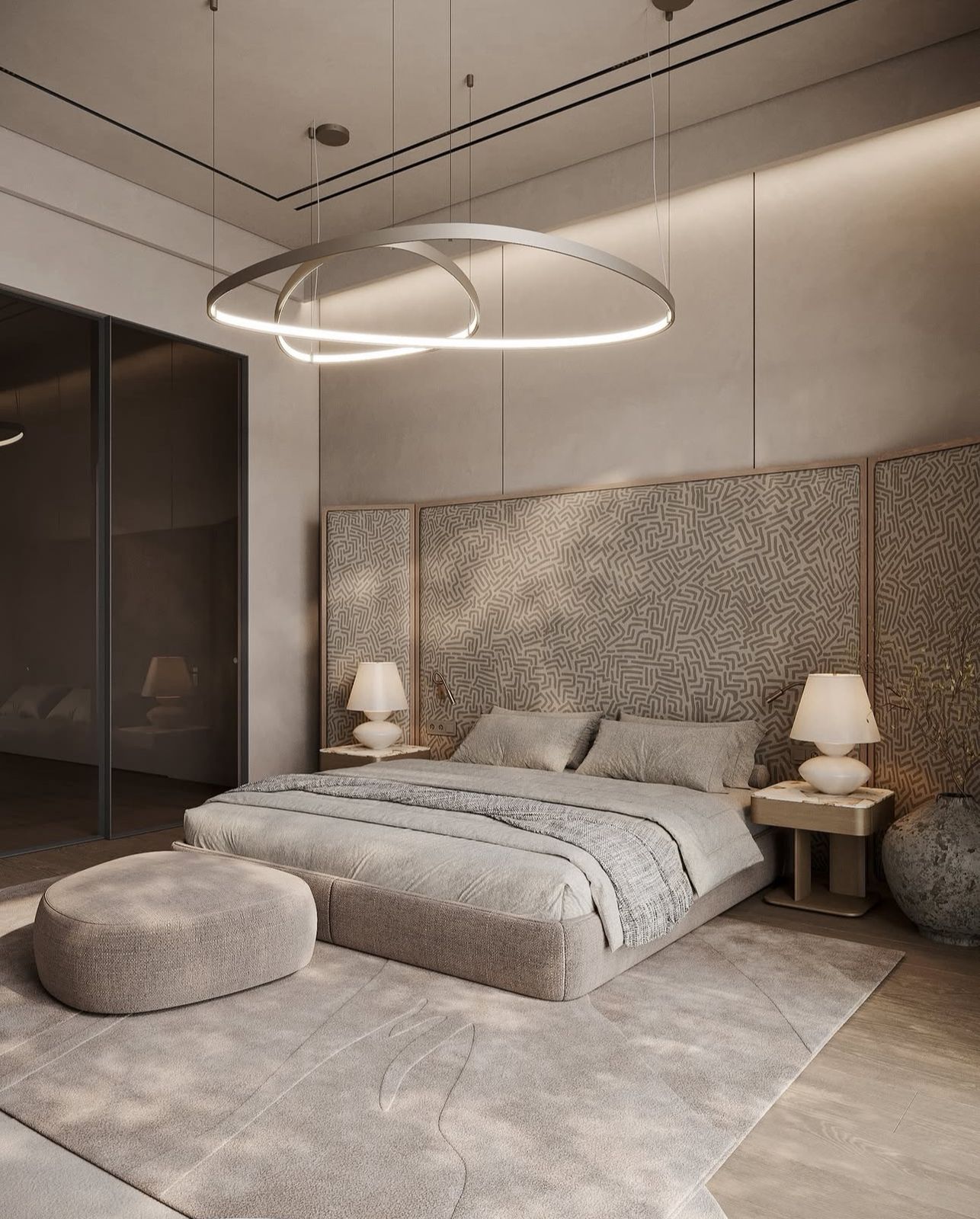 Refined bedroom suite