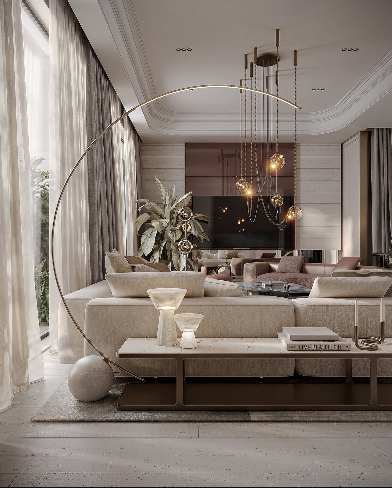 Elegant lobby space