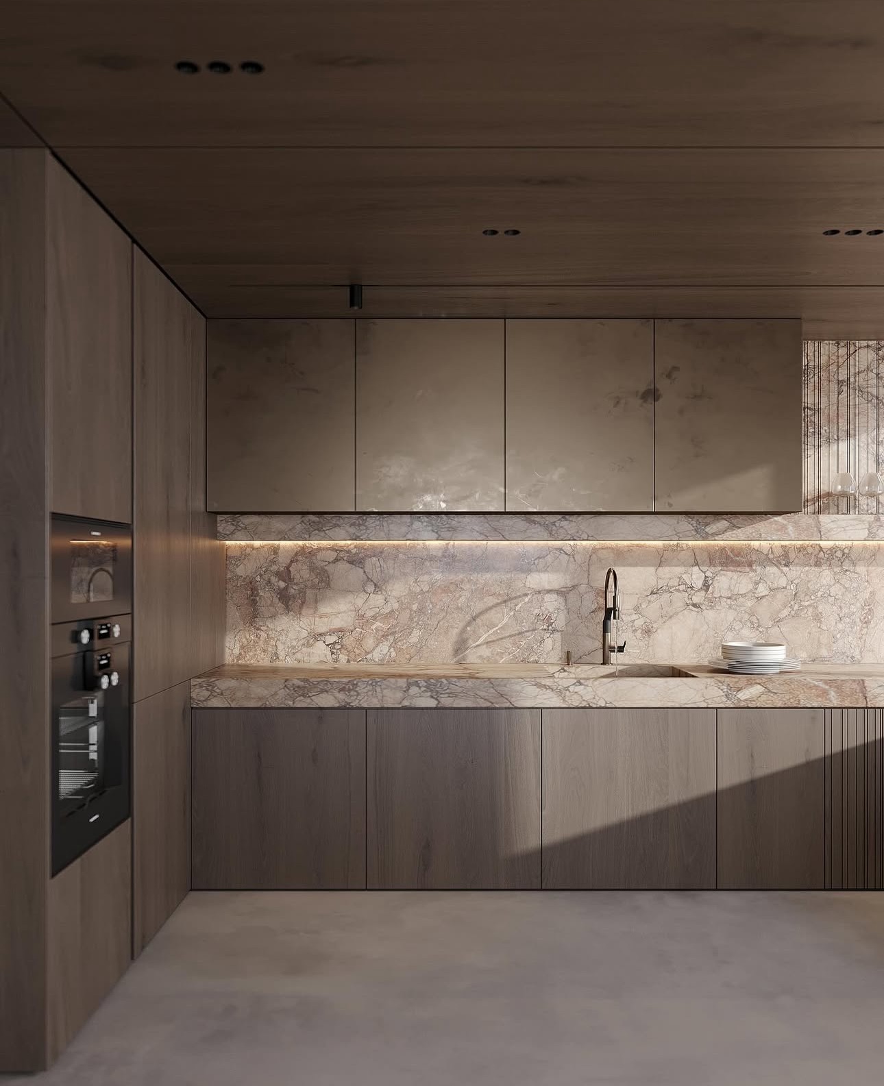 جزيرة مطبخ حديثة